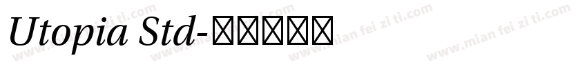 Utopia Std字体转换